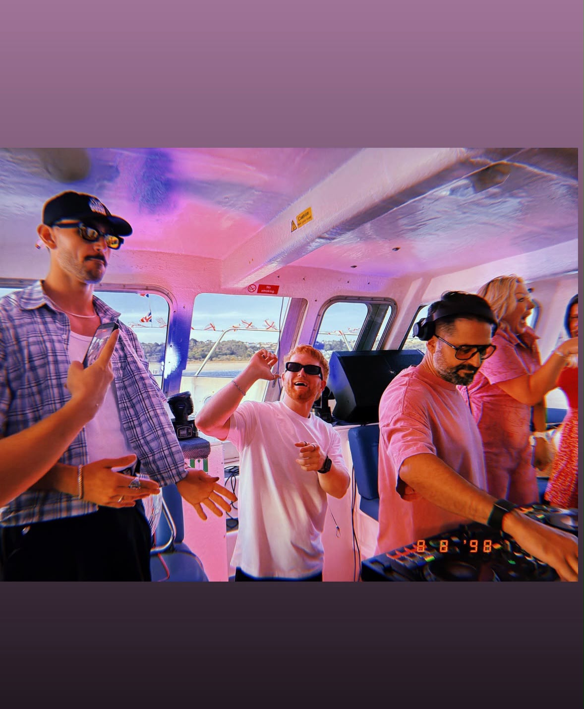 Abandon Ship boat party photo